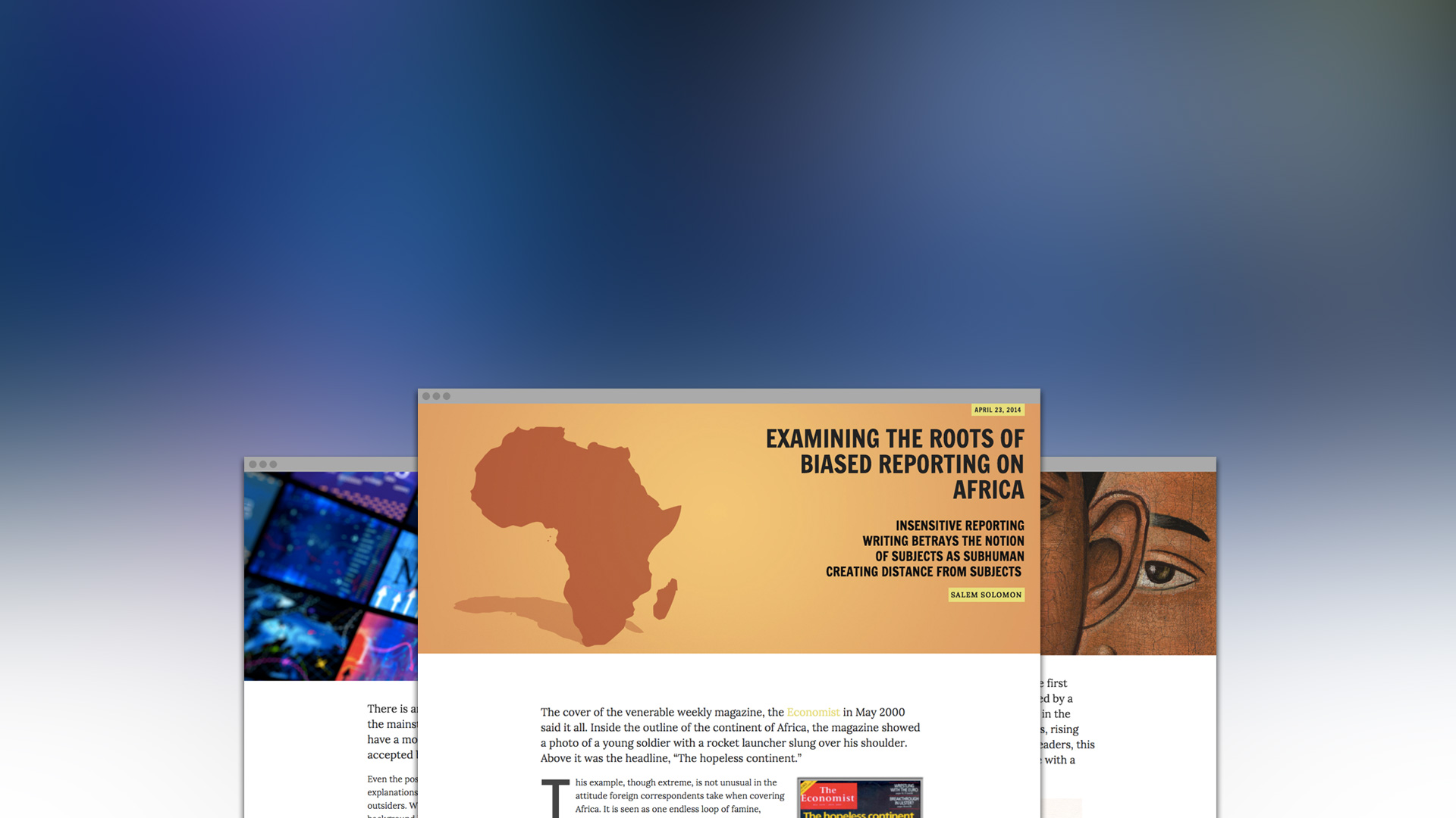 Welcome to the Newly Designed Africa-Talks.com